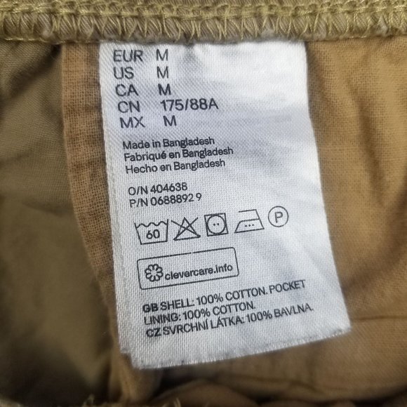 H&M Men's Drawstring Straight Leg Pants Size Medium - Picture 7 of 7